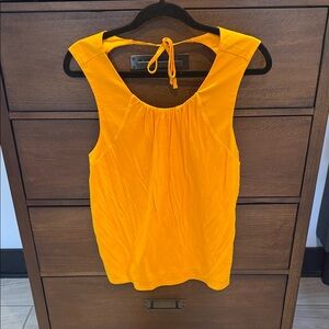 Banana Republic Vibrant Mango Sleeveless Top